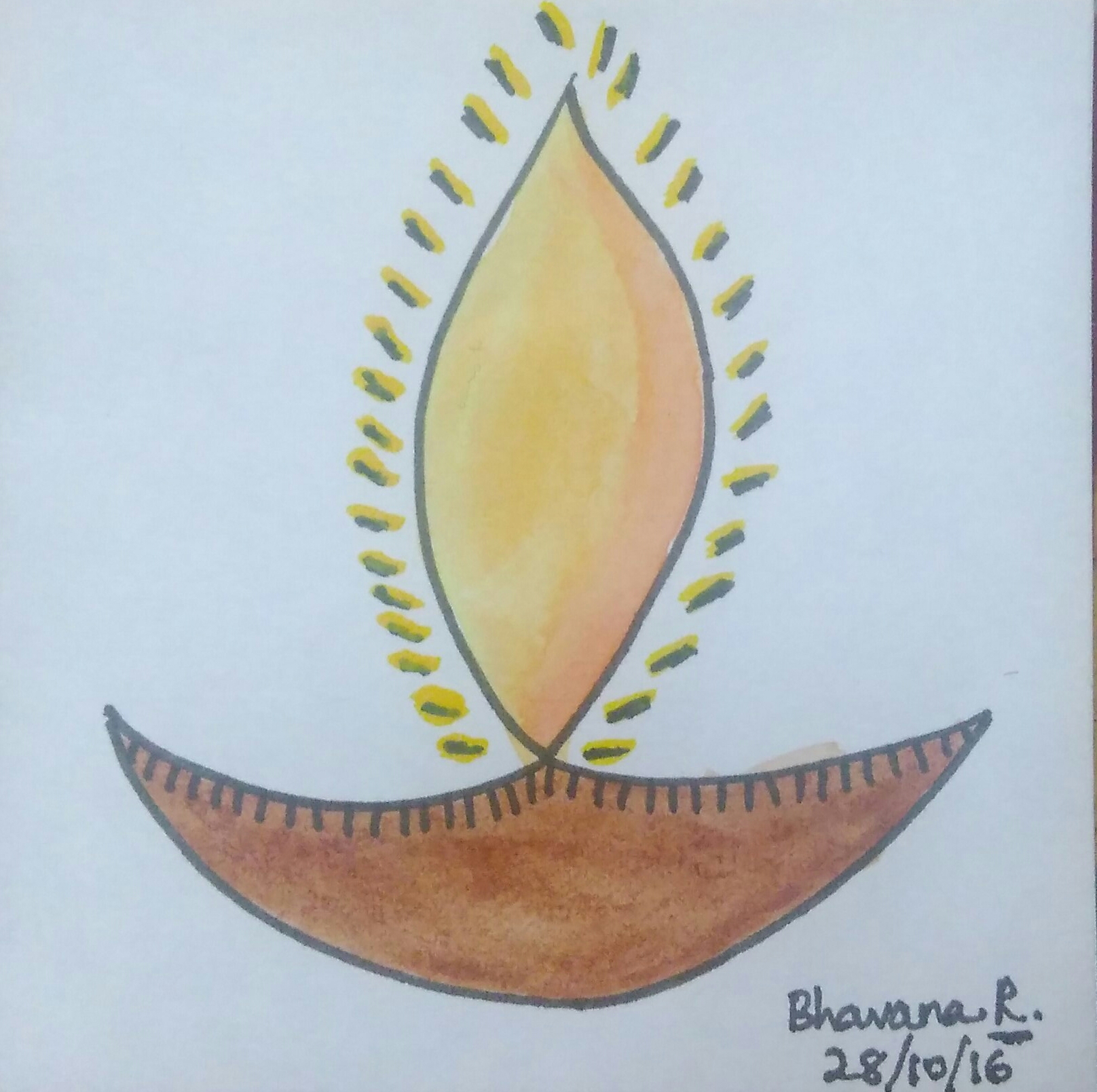 How To Draw Easy Diya || Diya Pencil Drawing For Diwali || Diwali Special  Diya Pencil Drawing - YouTube